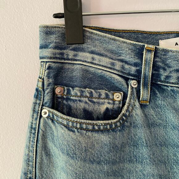 NWT Apiece Apart Camilla Cropped Straight Jeans in Austin Wash Women's size 28 - Picture 5 of 12